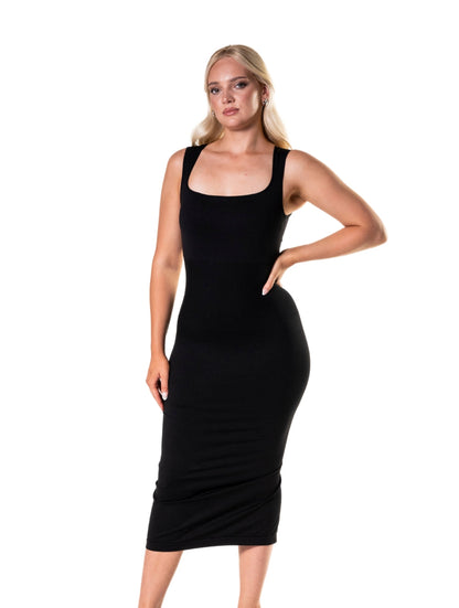 Square Neck Shapewear Dress