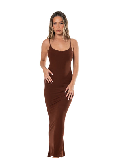 Shapewear Slip Maxi Dress